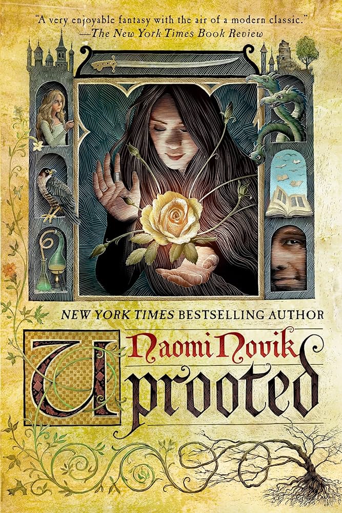 cover of uprooted by naomi novik